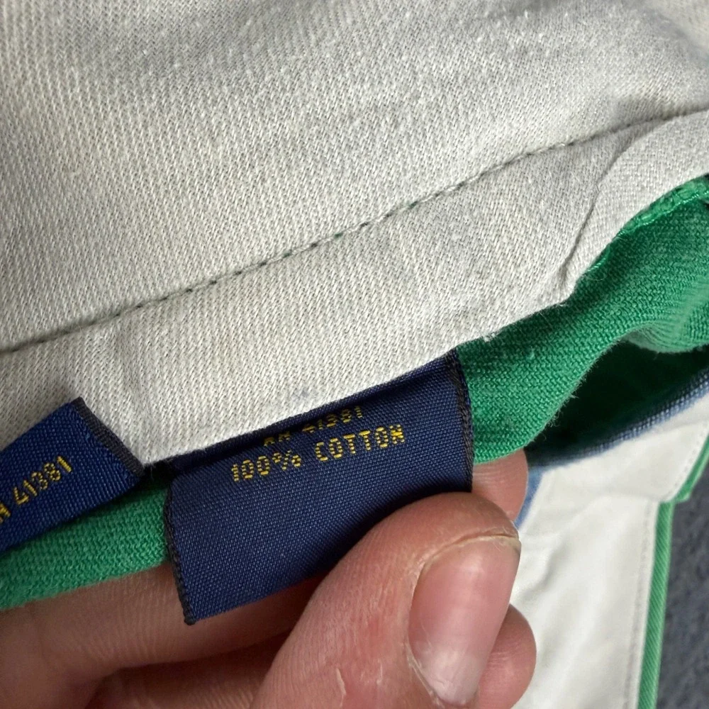 Polo Ralph Lauren Pants Men's 32x30 Green Classic Fit Chino Trousers Preppy